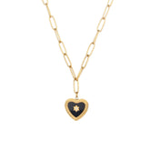 Black Love Necklace