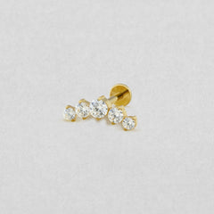 CLUSTER PRONG GOLD