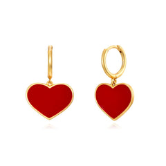 Red Love Hoops