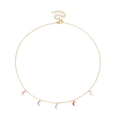 Multi-Moon Necklace